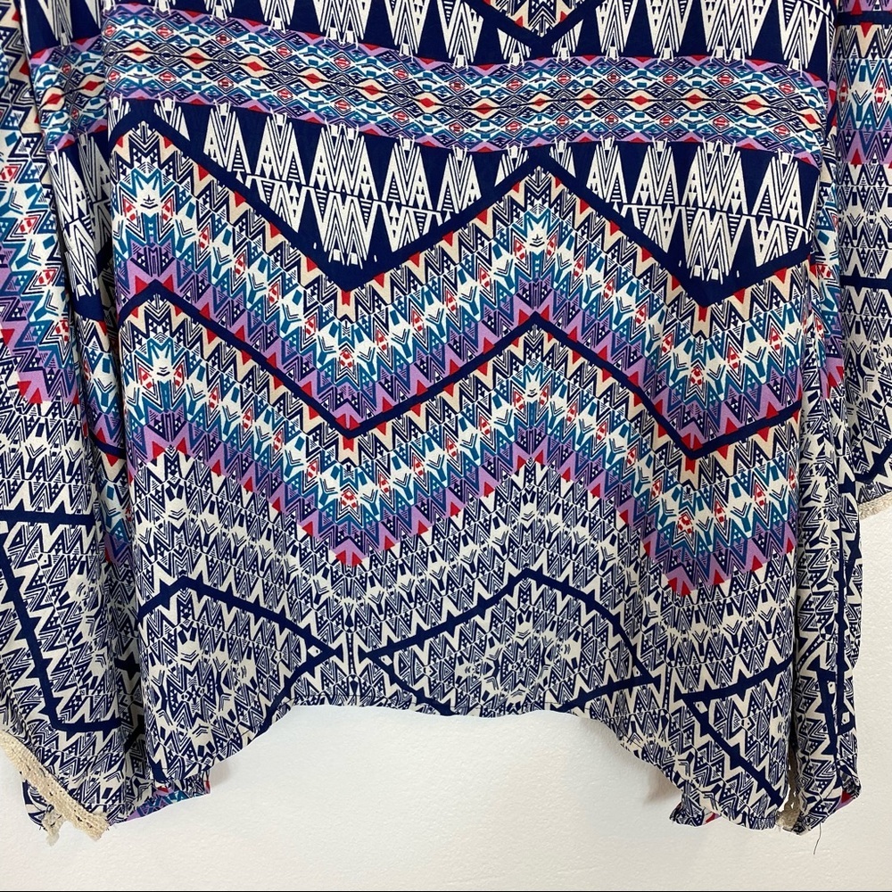 Cato Boho Flowy Top Size Medium - Picture 5 of 8